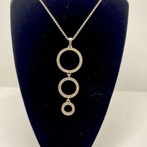 Silver toned necklace